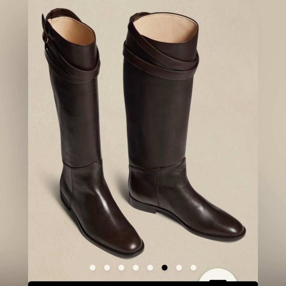 BANANA REPUBLIC CHEVAL LEATHER RIDING BOOT